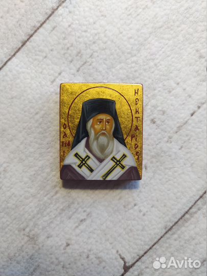 Нектарий Эгинский дорожная икона