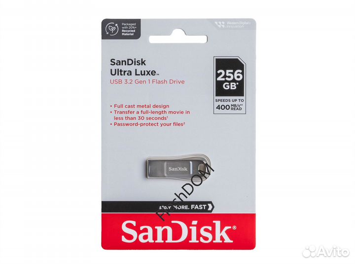 Флешка SanDisk USB3 Flash 256GB Ultra Luxe