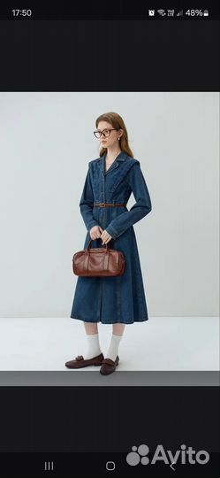 Джинсовое платье