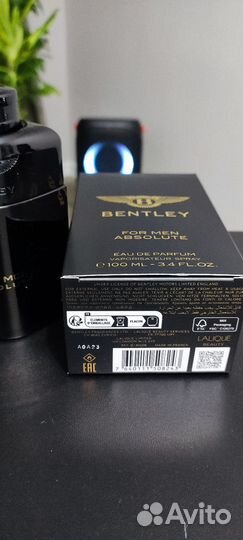 Bentley for men absolute парфюм оригинал