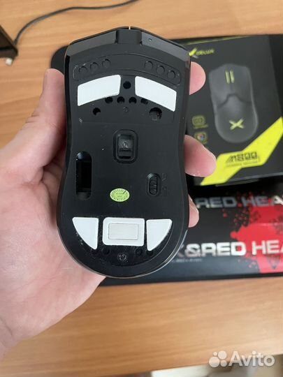 Deluxe m800 беспровод + Zet heavy мышь коврик