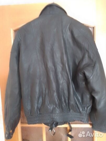 Кожаная куртка косуха мужская