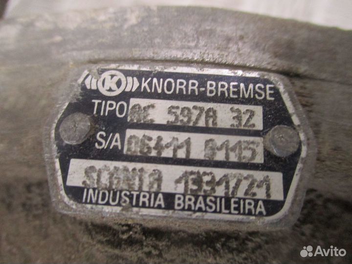 Кран управления тормозами прицепа Scania 1331721