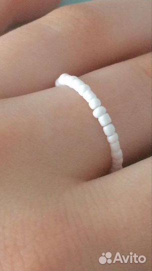 Кольцо из бисера