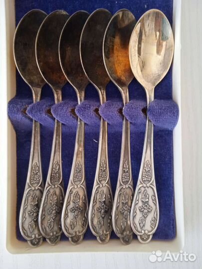 Мельхиоровые чайные ложки СССР, ложки,вилки СССР