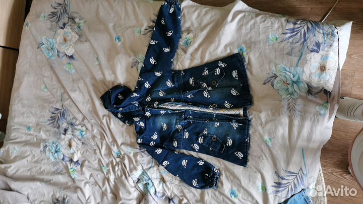 Джинсовые вещи на девочку 116