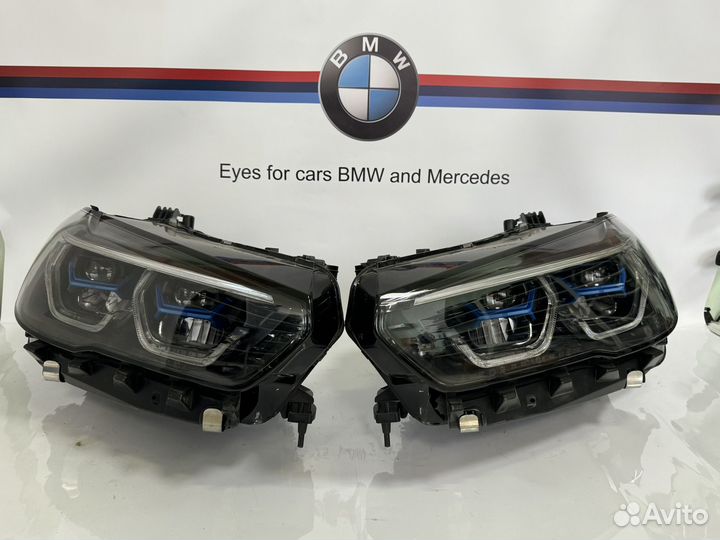 Фары комплект BMW G06 G05 x5 x6 Laser Black дорест