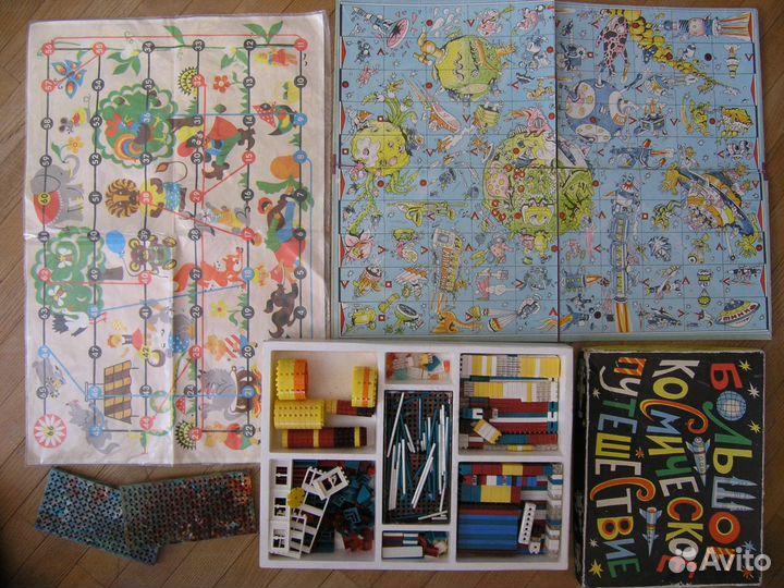 Игры детские настольные развивающие СССР 16 штук