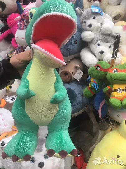 Мягкая игрушка динозавр