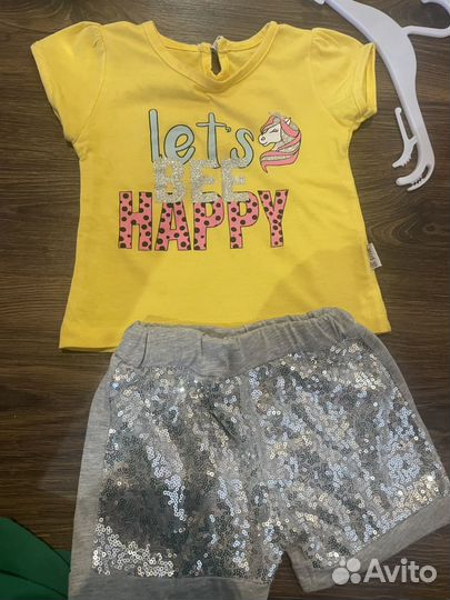 Вещи пакетом для девочки 80-86