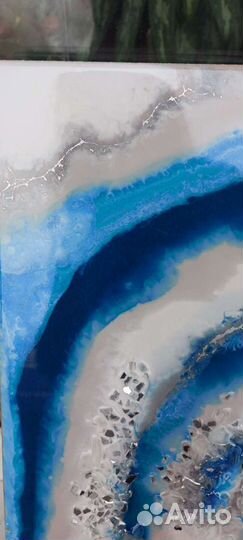 Картина из эпоксидной смолы 30х40см