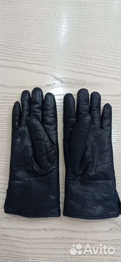 Перчатки женские кожаные новые