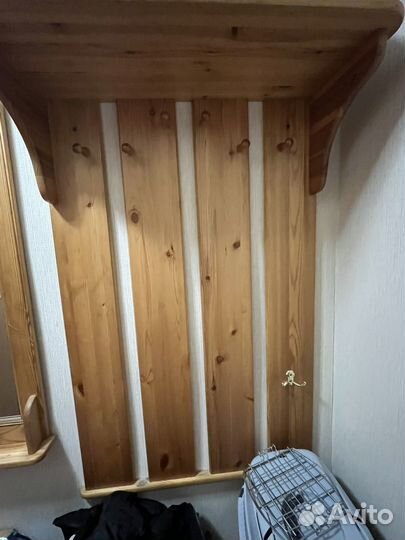 Вешалка в прихожую с обувницей