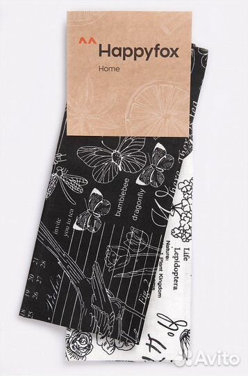 Набор полотенец из рогожки с петельками 2 шт