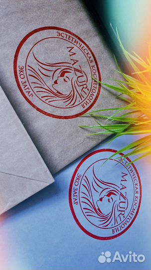 Изготовление штампов с логотипом для брендирования