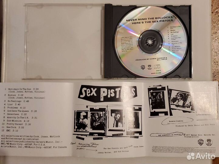 Фирменный компакт диск CD Sex Pistols