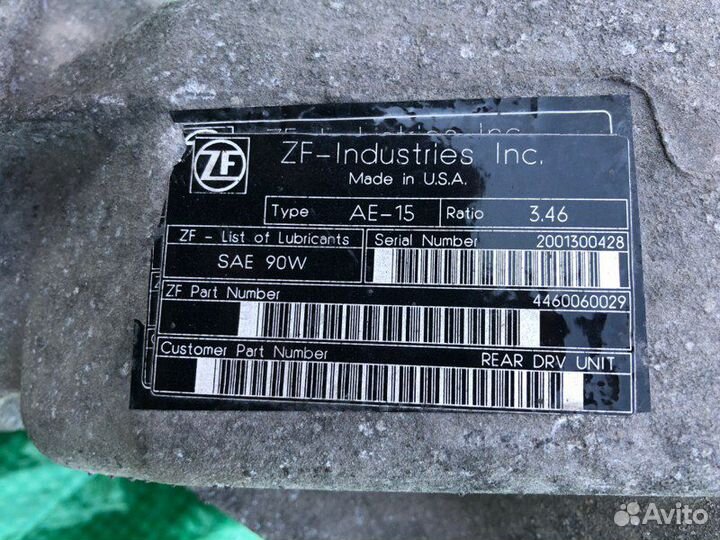 Редуктор задний Mercedes M-Class W163 2.7 CDI