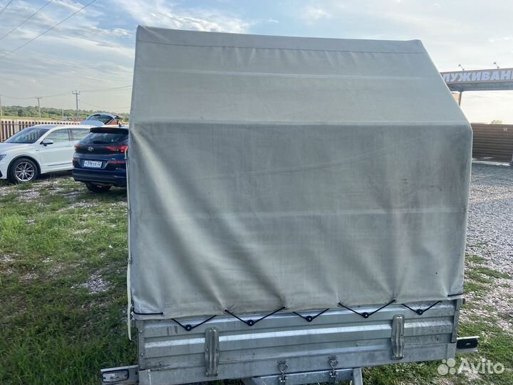 Тент с каркасом от прицепа мзса 817717