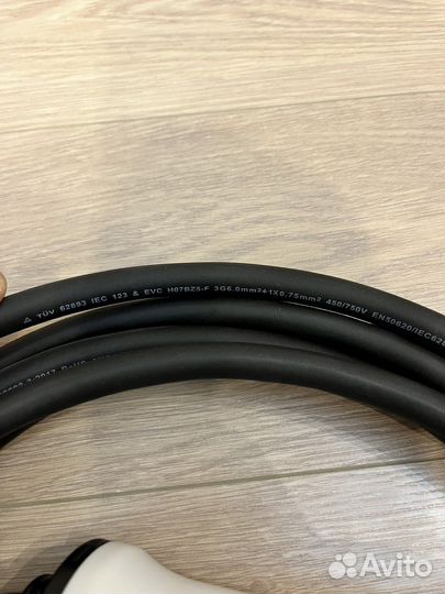 Зарядный кабель Tesla US от розетки Type 2