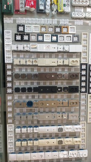 Выключатели и розетки AtlasDesign. В наличии