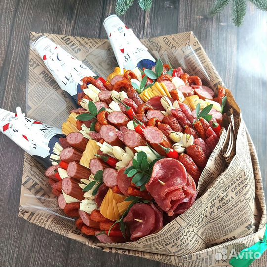 Съедобные букеты для мужчин