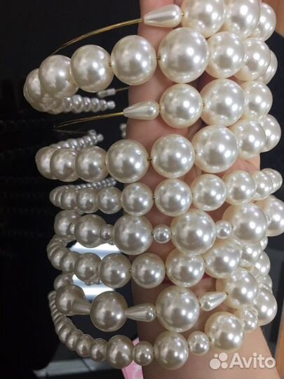 Жемчужный ободок новые