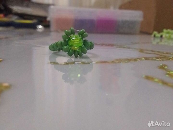 Колечки из бисера