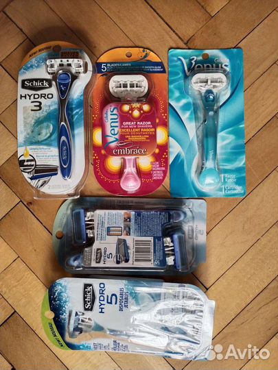 Бритвы Gillette и Schick / Wilkinson sword
