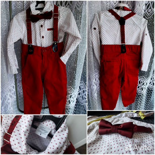 Костюм детский праздничный с бабочкой