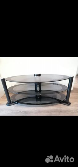 Тумба-поставка стеклянная под телевизор