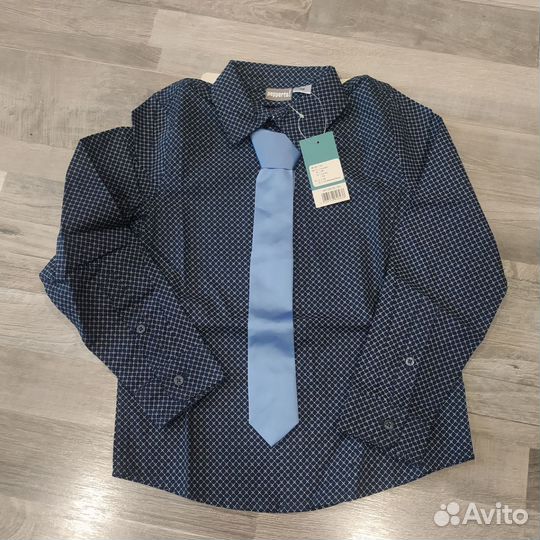 Рубашка с галстуком на мальчика