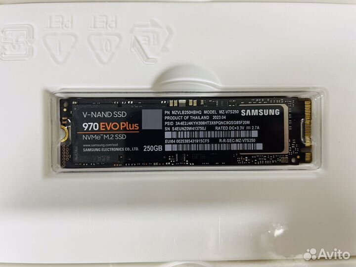 Ssd Samsung 970 evo plus 250gb m2