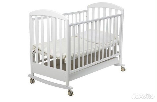 Кроватка-качалка с матрасом