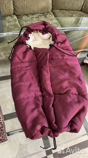 Конверт-кокон для новорожденных зимний