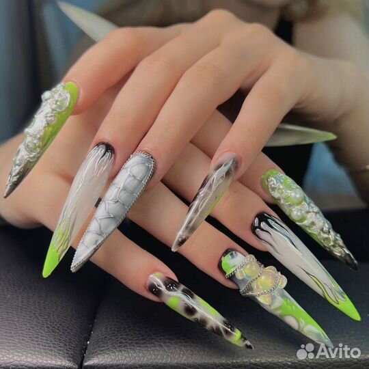 Crazy nails/Маникюр/Наращивание