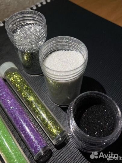 Бульоныки блестки для маникюра
