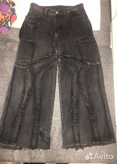 Джинсы широкие y2k