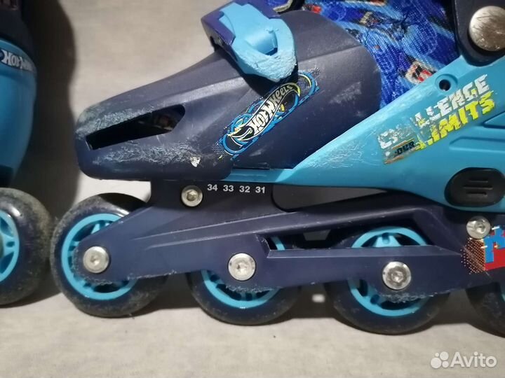 Роликовые коньки детские раздвижные