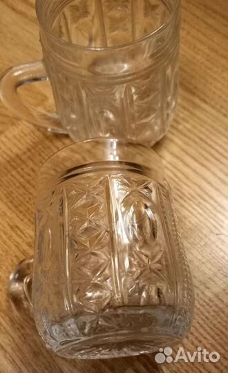 Пивная кружка СССР хрусталь 125 мл