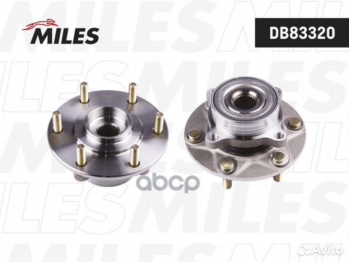 Ступица колеса передняя с подшипником mitsubish