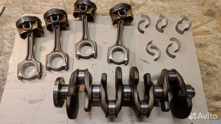 Коленвал с шатунами для bmw n13b16