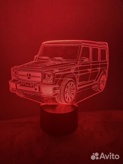 3D светильник гелендваген