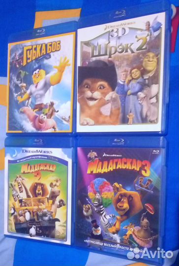 Блюрей мультфильмы лицензионные