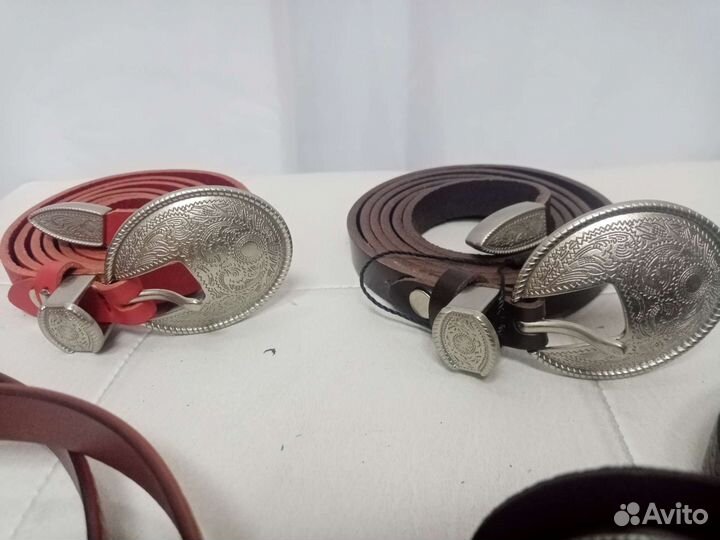 Ремень женский кожаный