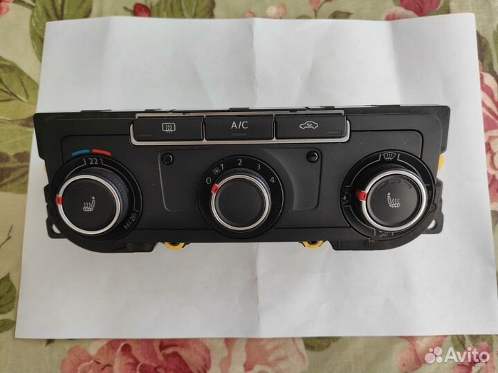 Блок управления климатом volkswagen т6