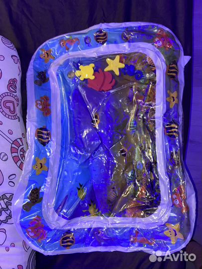 Надувной детский коврик