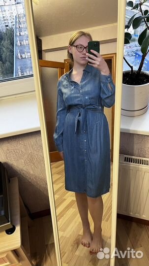 Платье джинсовое