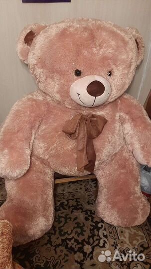 Плюшевый медведь новый большой 120 см