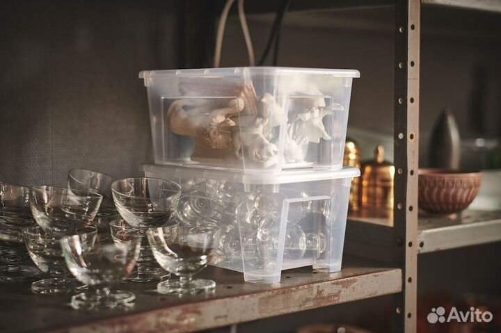 Контейнеры с крышкой икеа самла (новые), 5л 2шт