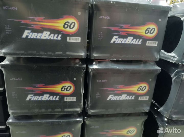 Аккумуляторы Fire Ball 60A доставка